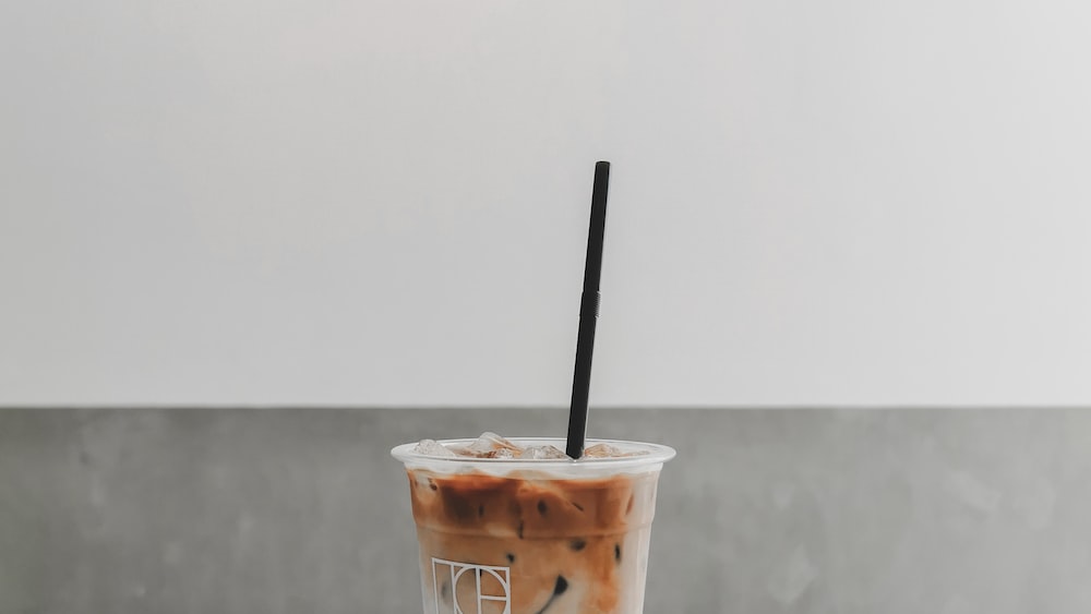 Creamy Thai Tea in a Beverage Filled Cup