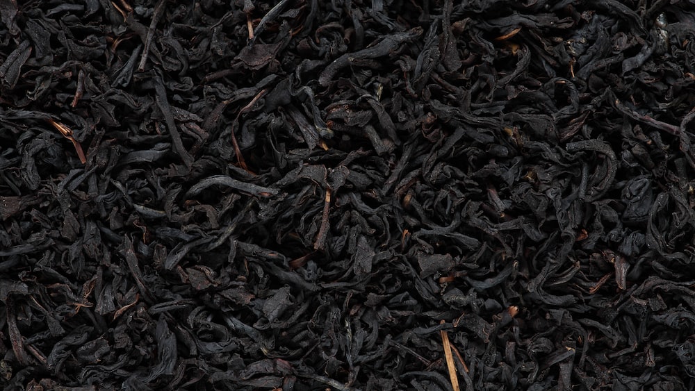 Matcha Tea and Caffeine Dance: Blackened Tea Leaves